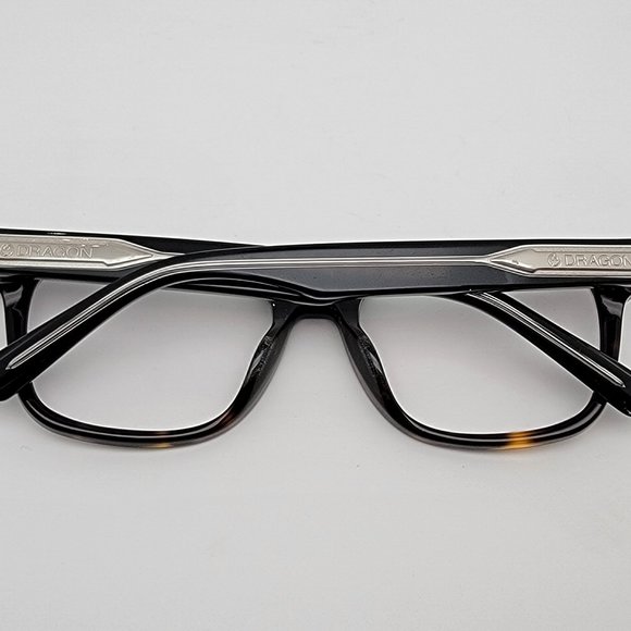 *SOLD* Dragon Dylan DR134 206 Dark Tortoise Square Eyeglasses Frame 52-18-140 - Picture 10 of 13